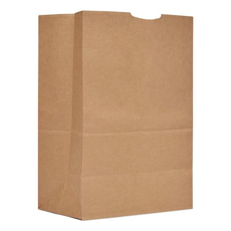 GENERAL Paper Bags, 57 lbs Cap., 1/6 BBL, 12"w x 7"d x 17"h, Kraft, PK500 SK1657